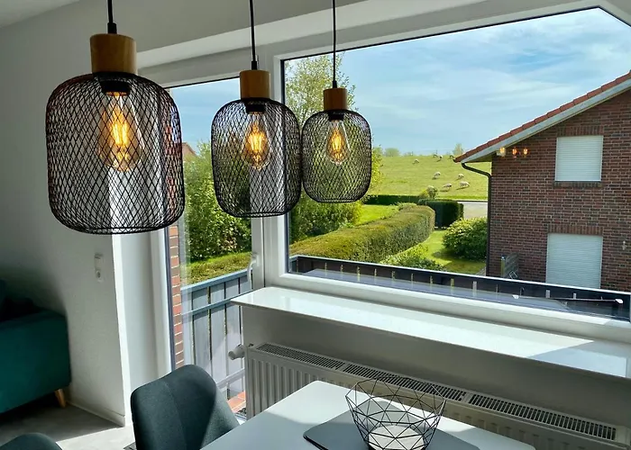 Deichblick - Haus Seeschwalbe דירה שיליג